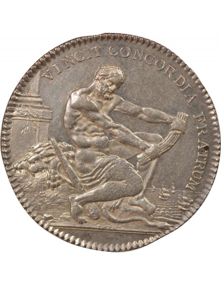 Marchands Drapiers de Nantes Jeton Argent 1788