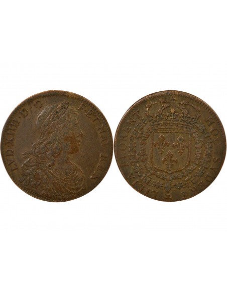 Louis XIV Jeton Cuivre 1645