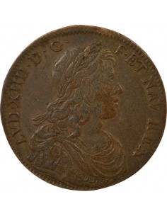 Louis XIV Jeton Cuivre 1645 2