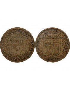 Louis Macé Maire de Nantes Jeton Cuivre 1663