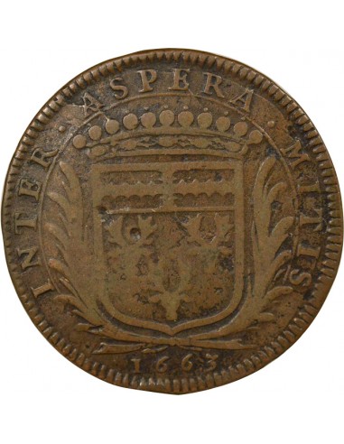 Louis Macé Maire de Nantes Jeton Cuivre 1663