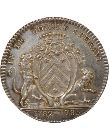 Jean-Jacques Berrouette Maire de Nantes Jeton Argent 1783