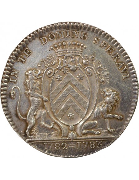 Jean-Jacques Berrouette Maire de Nantes Jeton Argent 1783
