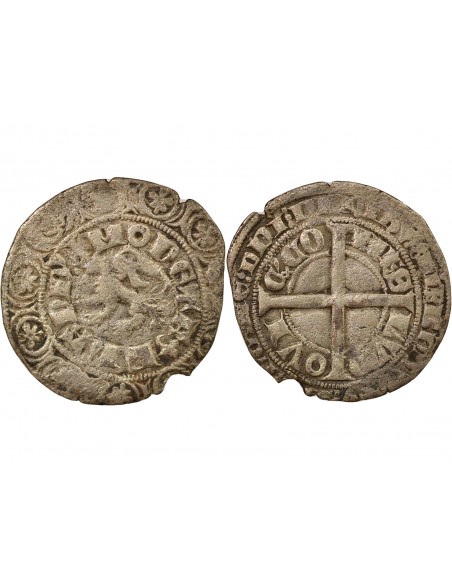 Belgique Louis de Male Au Lion 1 gros Argent 1346-1364