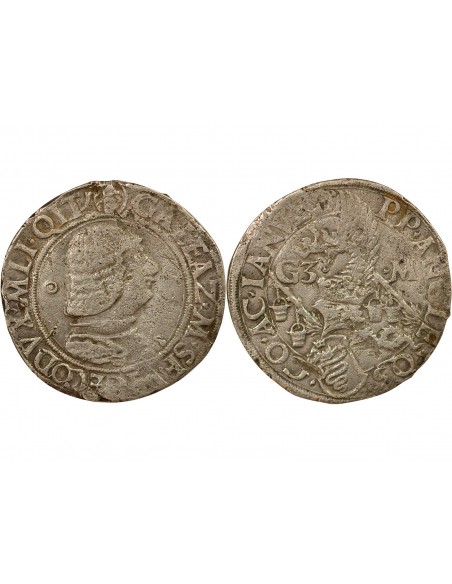 Milan Galéas Marie Sforza Ecu non couronné 1 testone Argent 1466-1476 M Milan