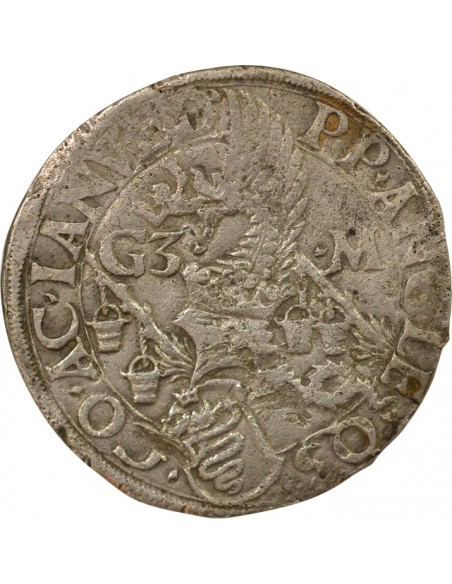 Milan Galéas Marie Sforza Ecu non couronné 1 testone Argent 1466-1476 M Milan