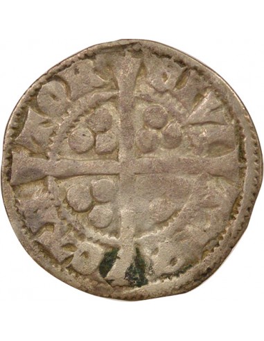 Angleterre Edouard Ier Classe 10cf2 1 penny Argent 1306-1307 Canterbury