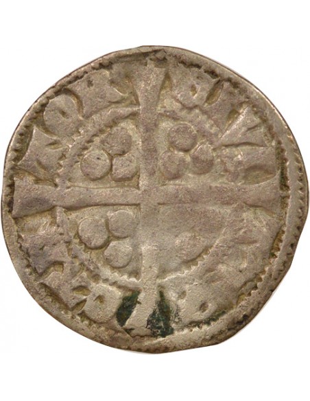 Angleterre Edouard Ier Classe 10cf2 1 penny Argent 1306-1307 Canterbury