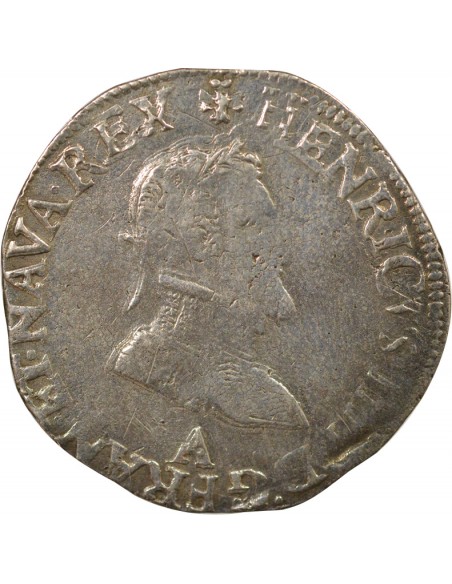 Roi de Navarre et de France 1/2 franc Argent 1600 A - Paris
