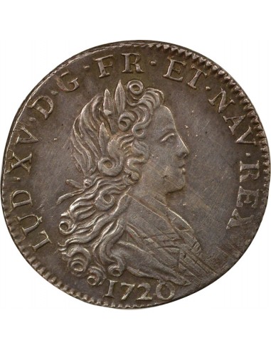 Louis XV 1 petit louis Argent 1720 A - Paris