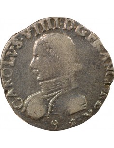 Charles IX Au nom de Charles IX 1 teston Argent 1575 9 Rennes 2