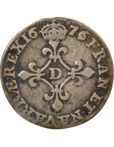Louis XIV Des Traitants 4 sol Argent 1676 Vimy