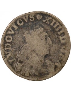 Louis XIV Des Traitants 4 sol Argent 1675 2