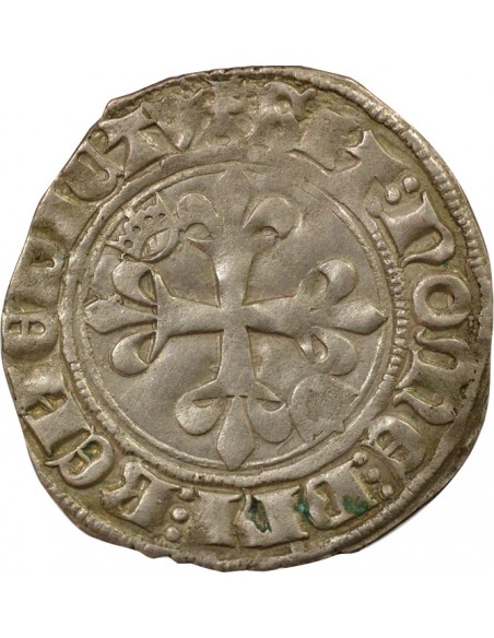 Charles VI Florette 1 blanc Argent 1417 A Paris