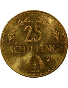 Autriche 25 schilings Or 1926 A Vienne 2
