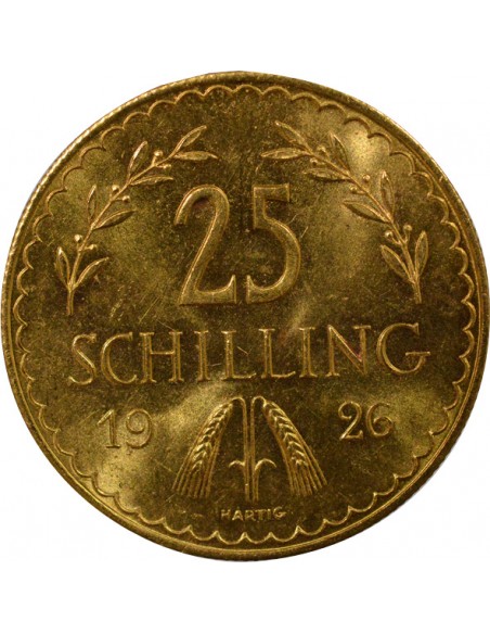 Autriche 25 schilings Or 1926 A Vienne