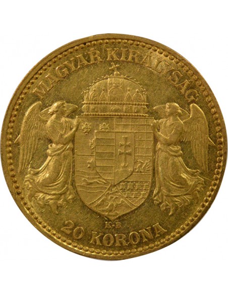 Roi de Hongrie 20 korona Or 1900 B Kremnitz