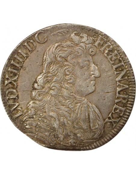 4e Buste 1 écu Argent 1681 L Bayonne