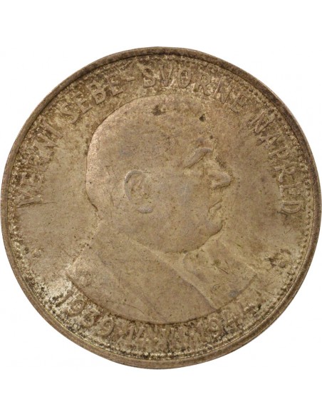 Slovaquie Jozef Tiso 50 korun Argent 1944