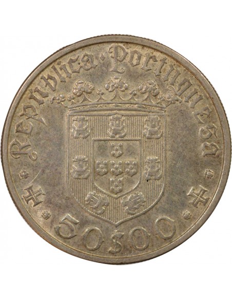 découvreur du Brésil 50 escudos Argent 1968