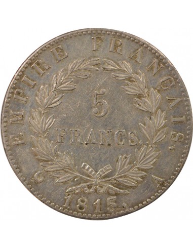 Roi d'Italie 100 Jours 5 francs Argent 1815 A - Paris