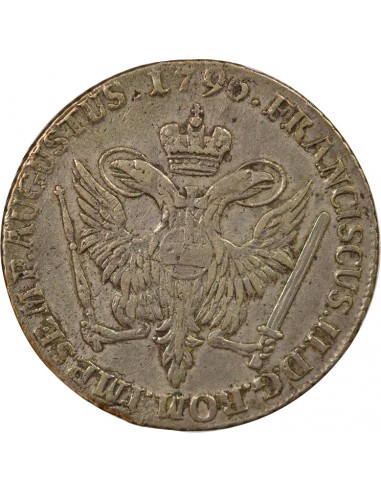 Etats Allemands François II du Saint-Empire 32 schilling Argent 1796 J Hambourg