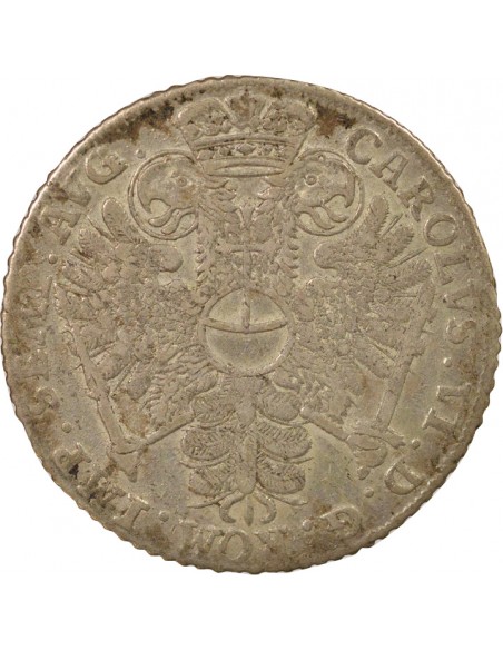 Etats Allemands Charles VI du Saint Empire 16 schilling Argent 1726 J Hambourg