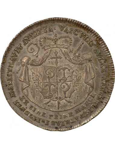 Etats Allemands Joseph de Stubenberg 1/2 thaler Argent 1796 D Munich