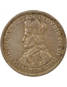 Lituanie 10 litu Argent 1936 Kaunas 2
