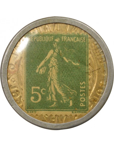 Type 7 5 centimes Aluminium 1920 A Paris
