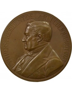 Adolphe Thiers Président Jeton Bronze 1873 2