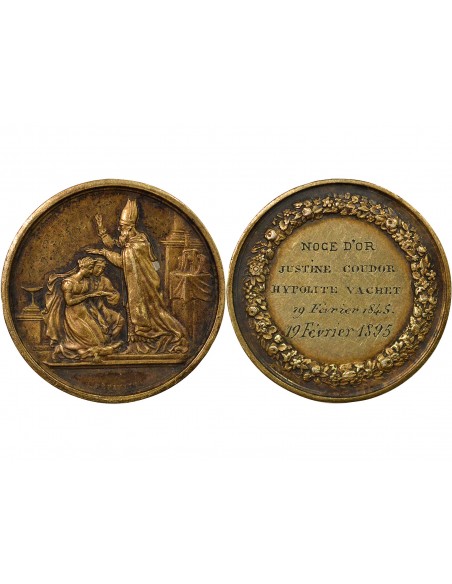 Noce d'Or Jeton Argent 1895