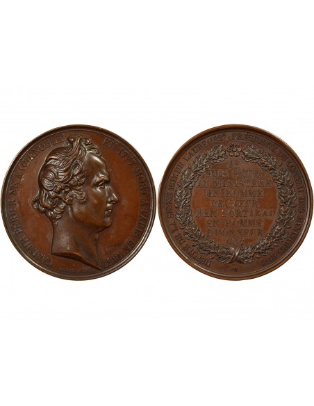 Casimir Perier Député Jeton Cuivre 1832