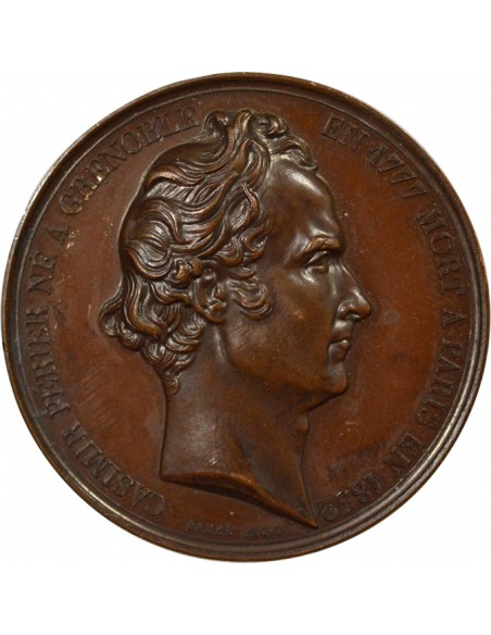 Casimir Perier Député Jeton Cuivre 1832