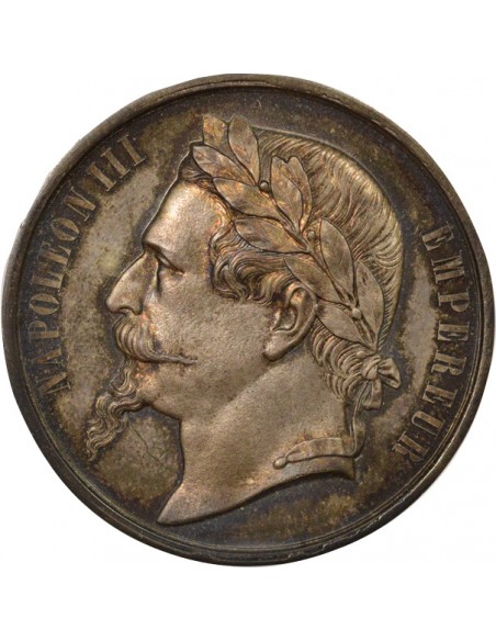 Catégorie Animaux Reproducteurs Jeton Argent 1863