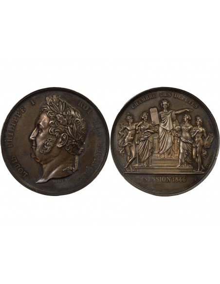 Chambre des Députés Jeton Argent 1820