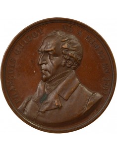 François Guizot Député Jeton Cuivre 1844 2