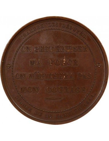 François Guizot Député Jeton Cuivre 1844