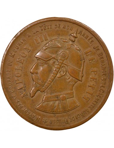 Napoléon III Jeton Bronze 1870