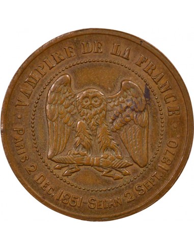 Napoléon III Jeton Bronze 1870