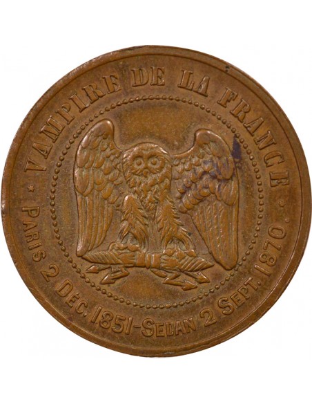 Napoléon III Jeton Bronze 1870
