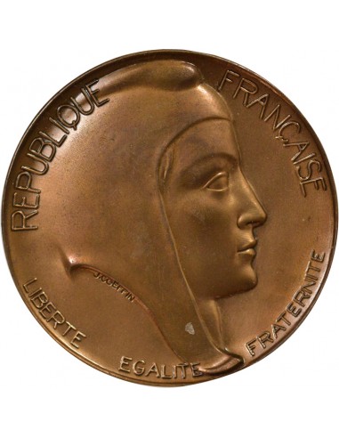 Jean Madelain Sénateur Jeton Bronze 1980-1998