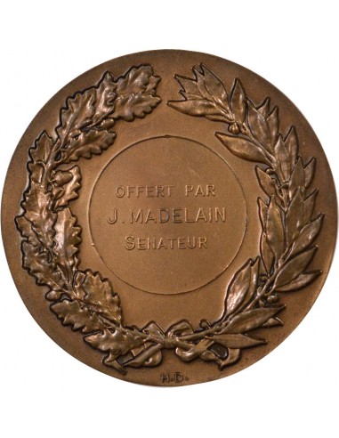 Jean Madelain Sénateur Jeton Bronze 1980-1998