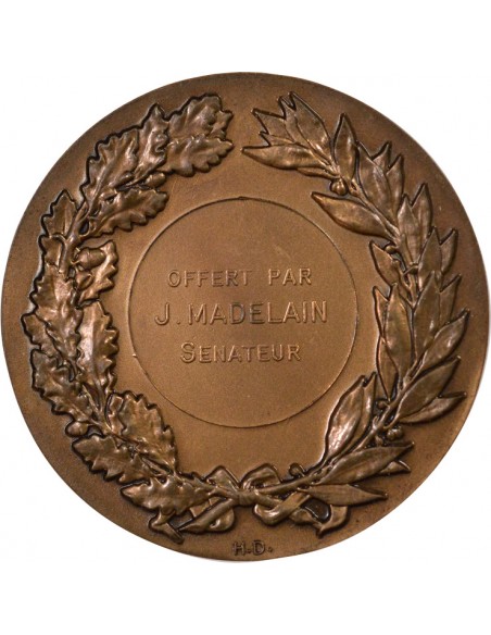 Jean Madelain Sénateur Jeton Bronze 1980-1998