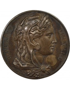 Eugène Durand Député Jeton Argent 1885 2