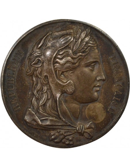 Eugène Durand Député Jeton Argent 1885