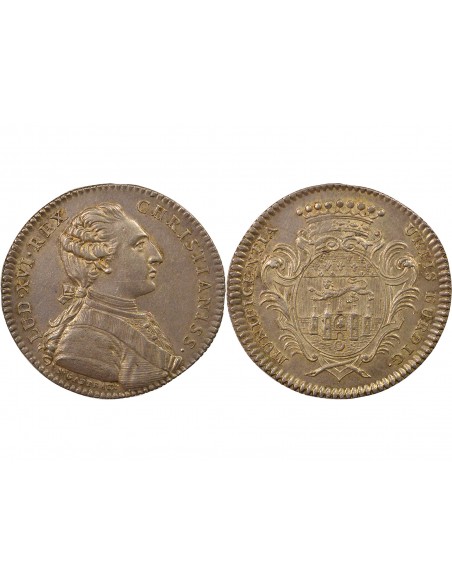 Louis XVI Ville de Bordeaux Jeton Argent 1776