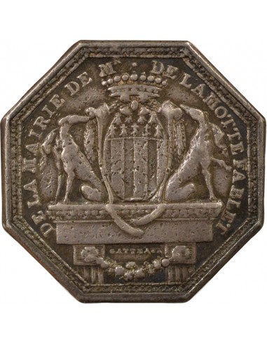 Yves-Vincent de La Motte-Fablet Jeton Argent c. 1788