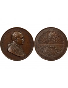 Vatican Pape Pie XI Consécration d'Evêque Japonais Jeton Cuivre 1927