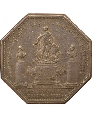 Louis XV Marine Jeton Argent 1773